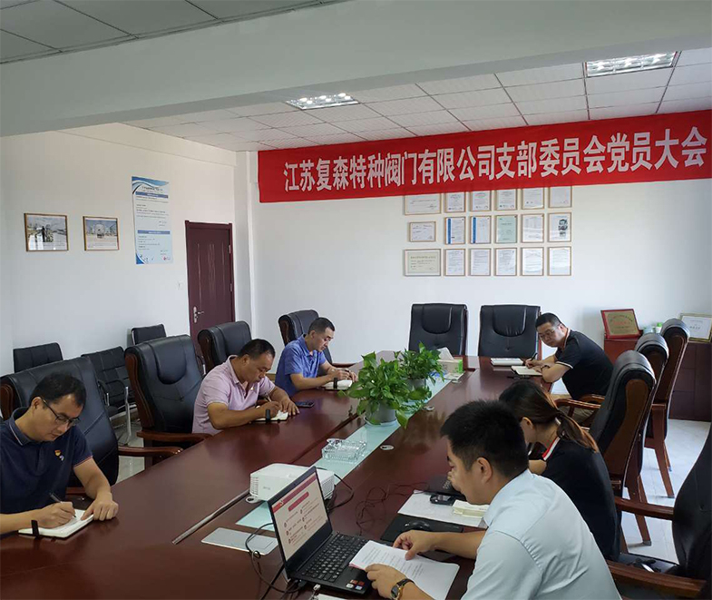 復(fù)森公司黨支部成立